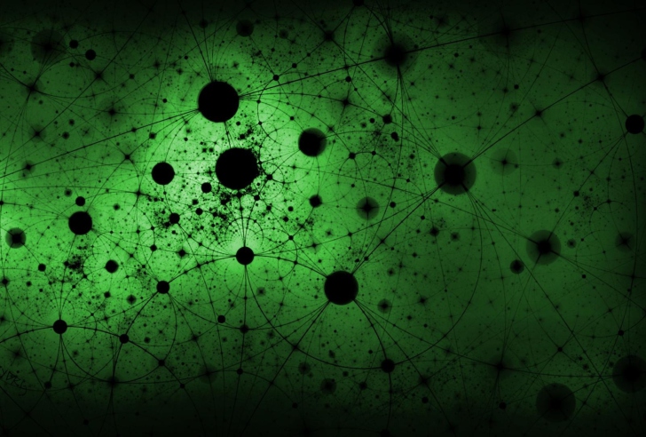 Abstract Green Circles wallpaper