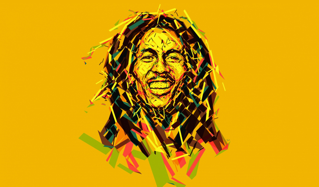 Обои Bob Marley Reggae Mix 1024x600