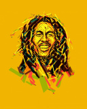Das Bob Marley Reggae Mix Wallpaper 128x160