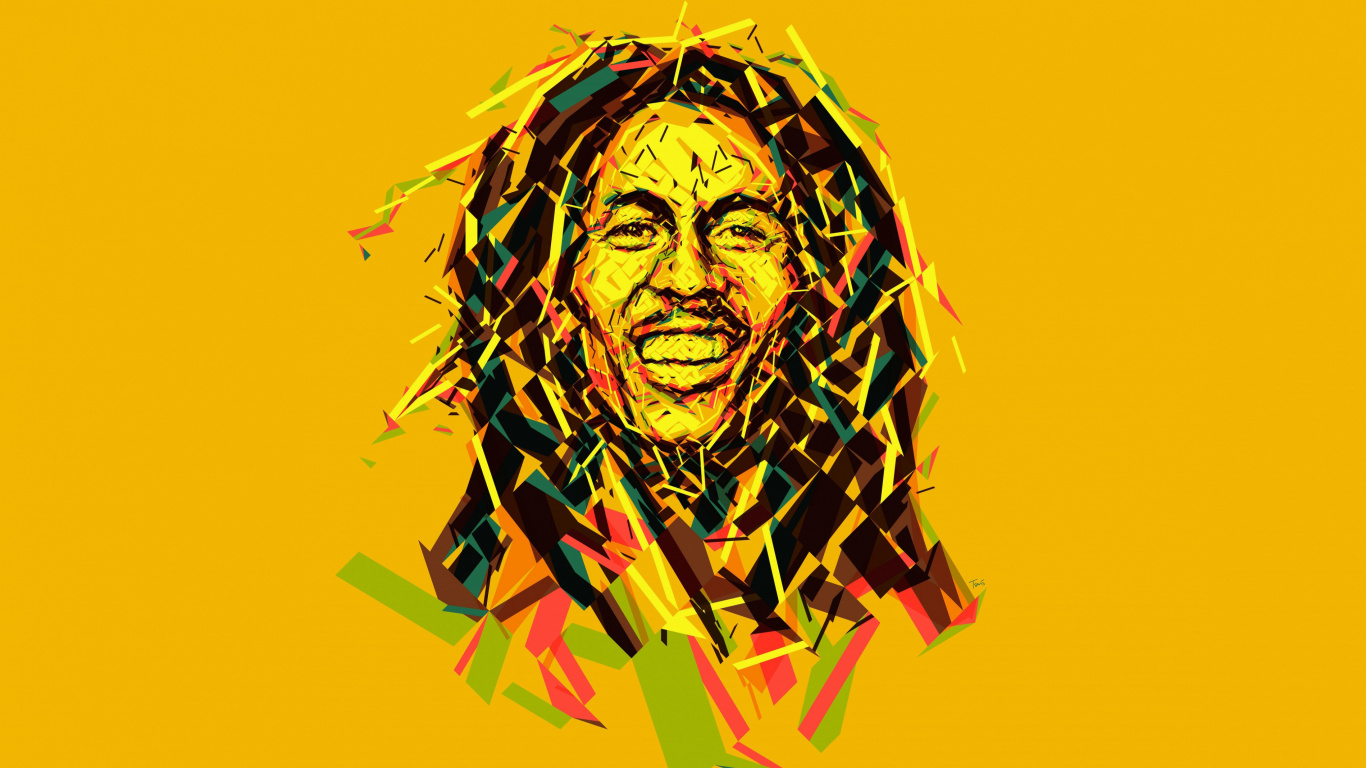 Das Bob Marley Reggae Mix Wallpaper 1366x768