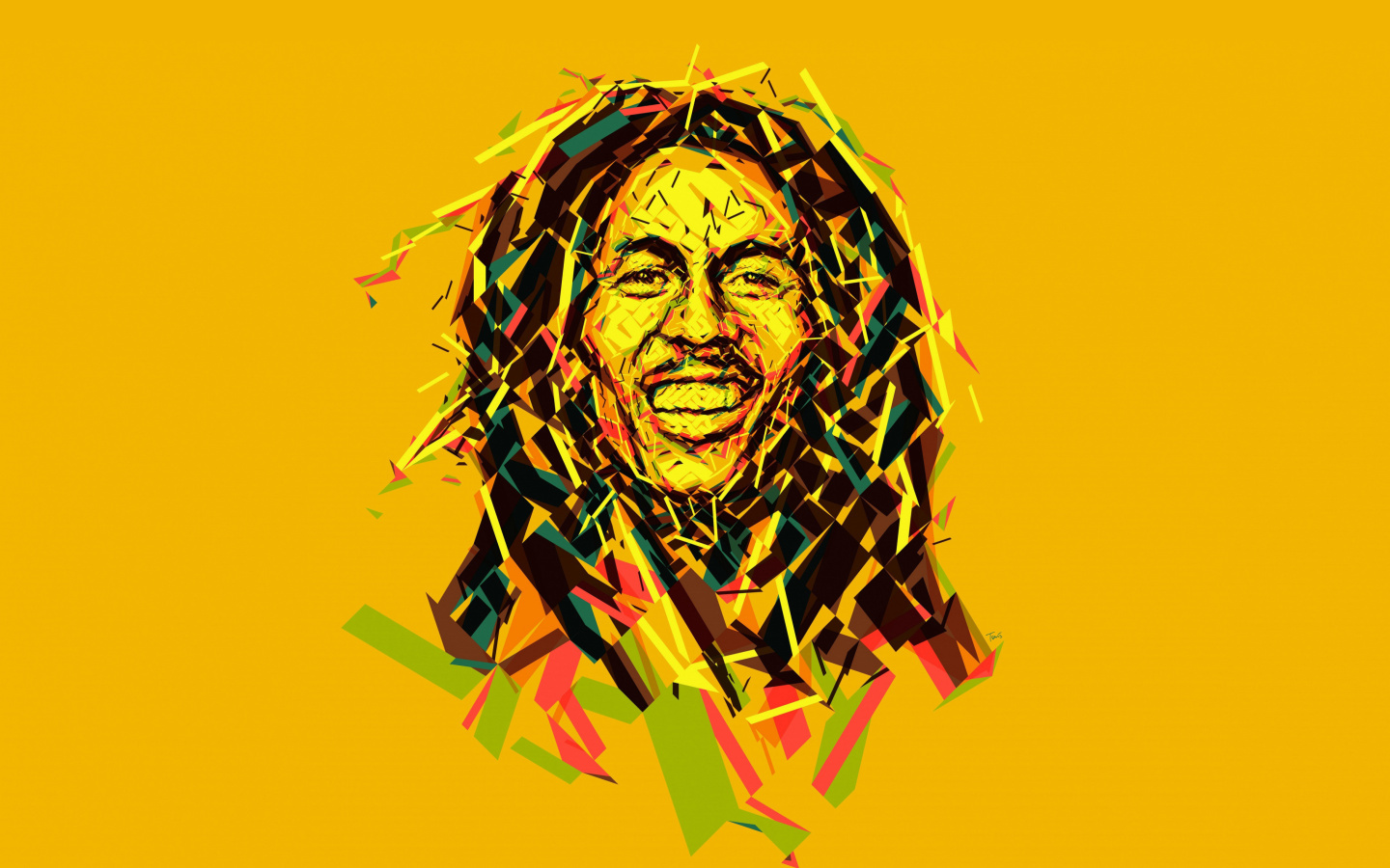 Bob Marley Reggae Mix wallpaper 1440x900