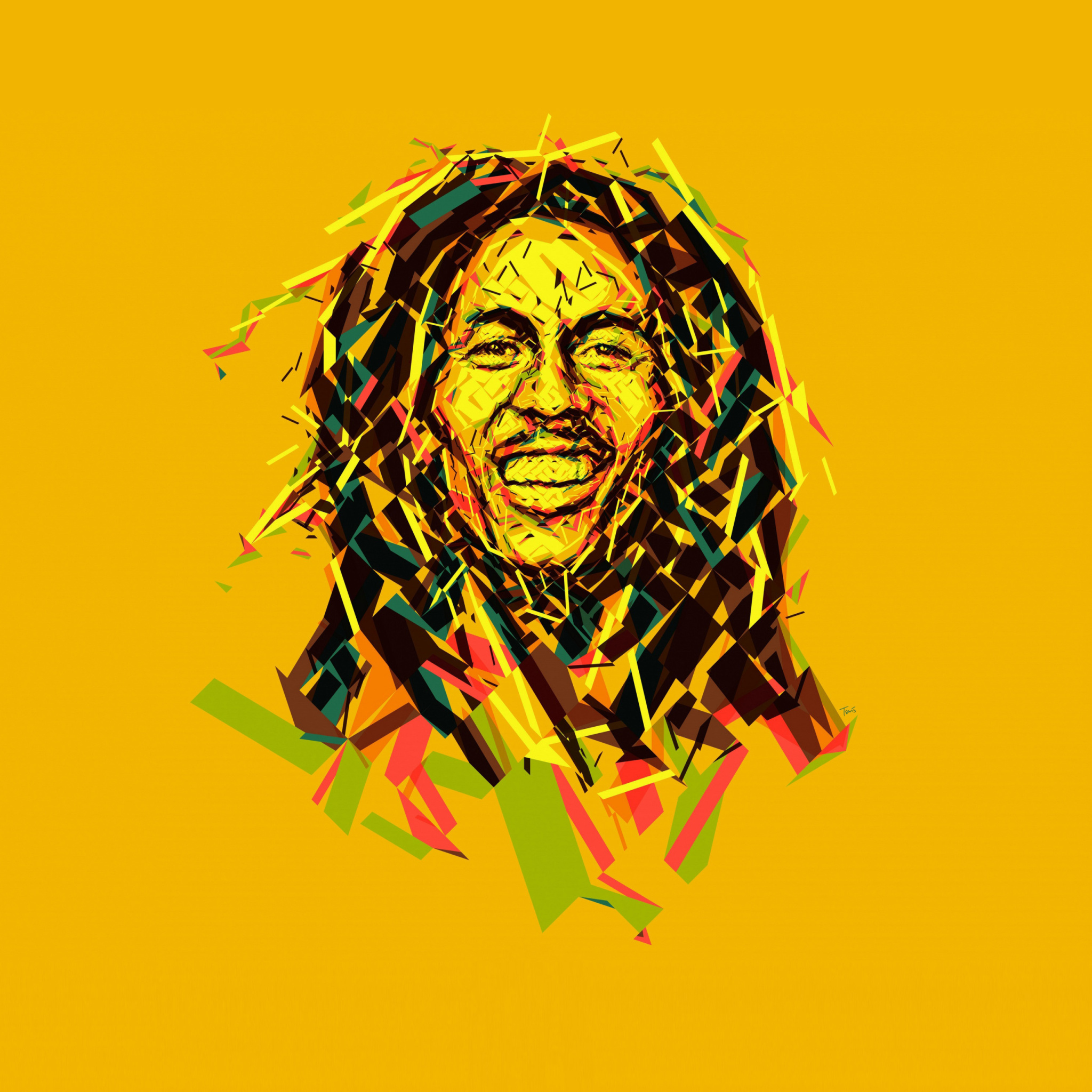 Screenshot №1 pro téma Bob Marley Reggae Mix 2048x2048