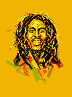 Das Bob Marley Reggae Mix Wallpaper 240x320