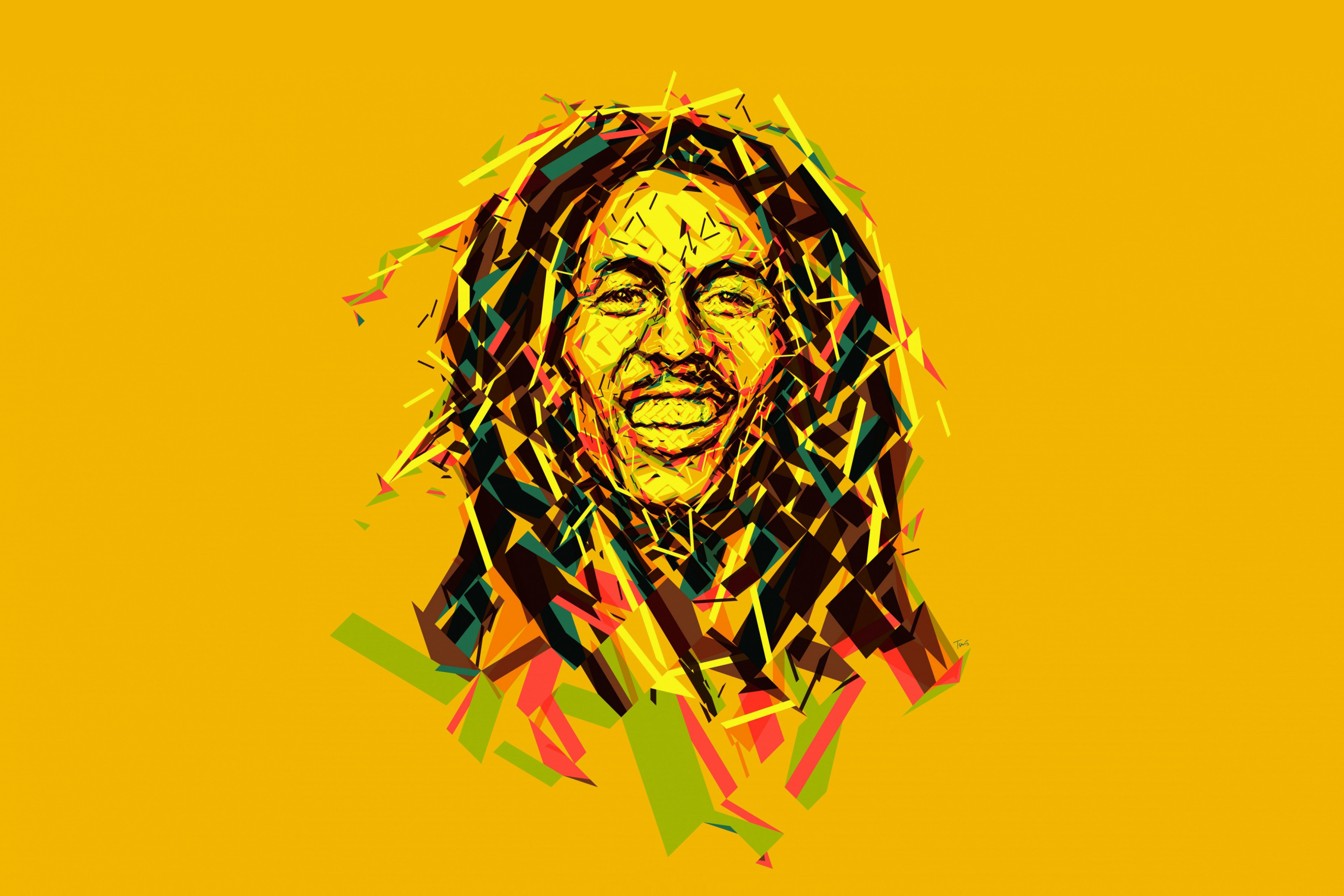 Обои Bob Marley Reggae Mix 2880x1920