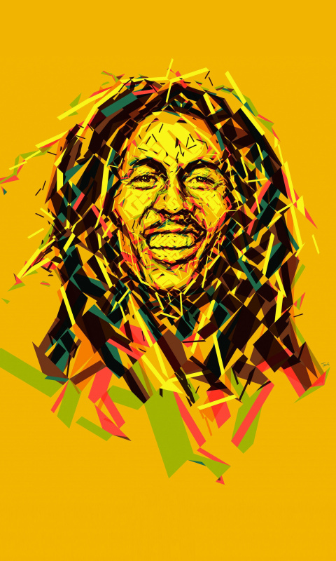 Sfondi Bob Marley Reggae Mix 480x800