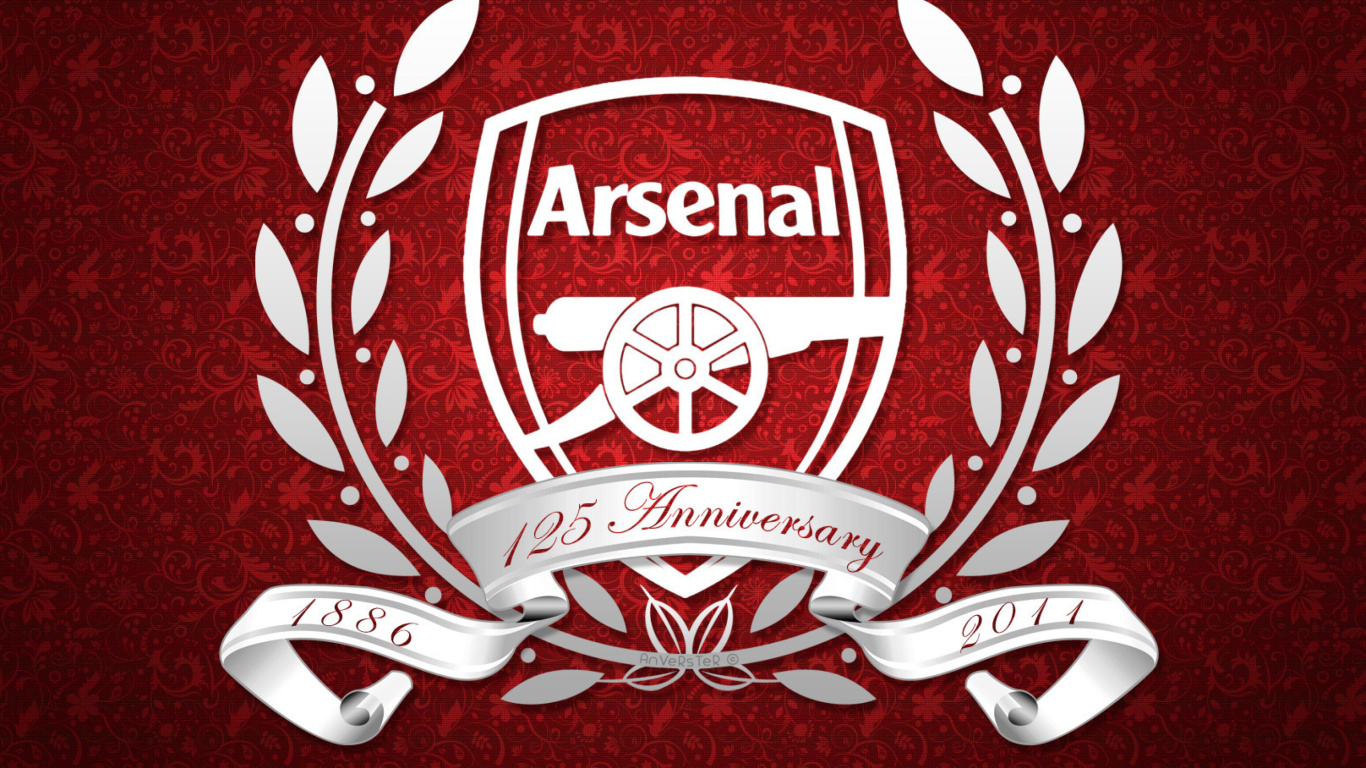 Screenshot №1 pro téma Arsenal FC Emblem 1366x768