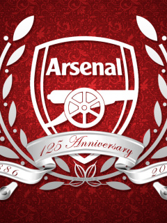 Das Arsenal FC Emblem Wallpaper 240x320