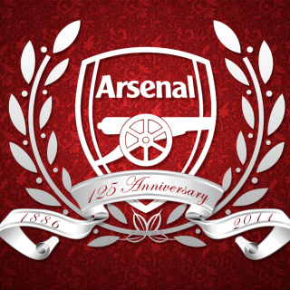 Kostenloses Arsenal FC Emblem Wallpaper für 208x208