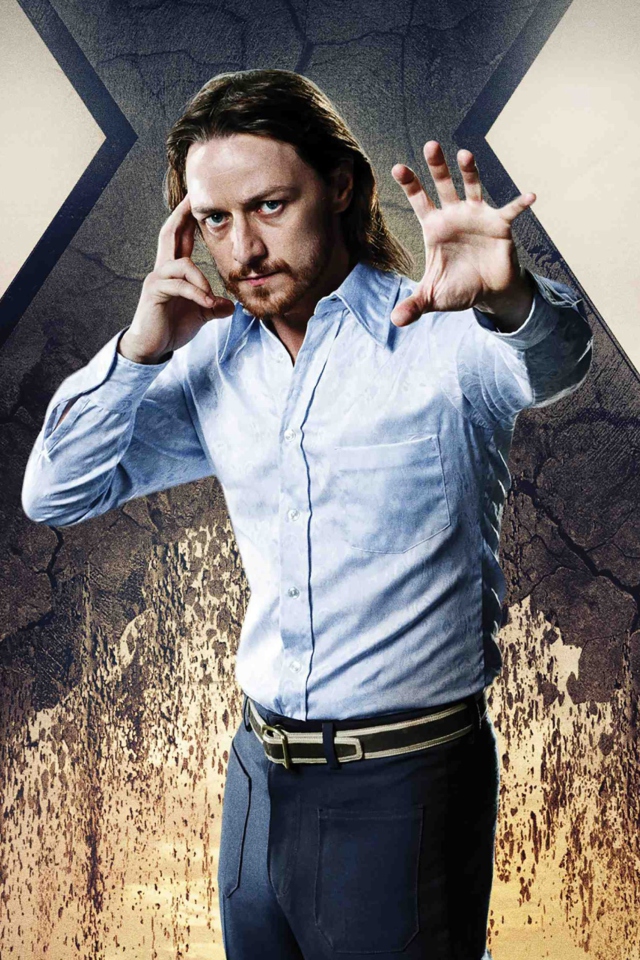 James McAvoy As Charles Xavier wallpaper 640x960