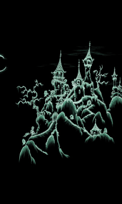 Das Halloween Art Wallpaper 240x400