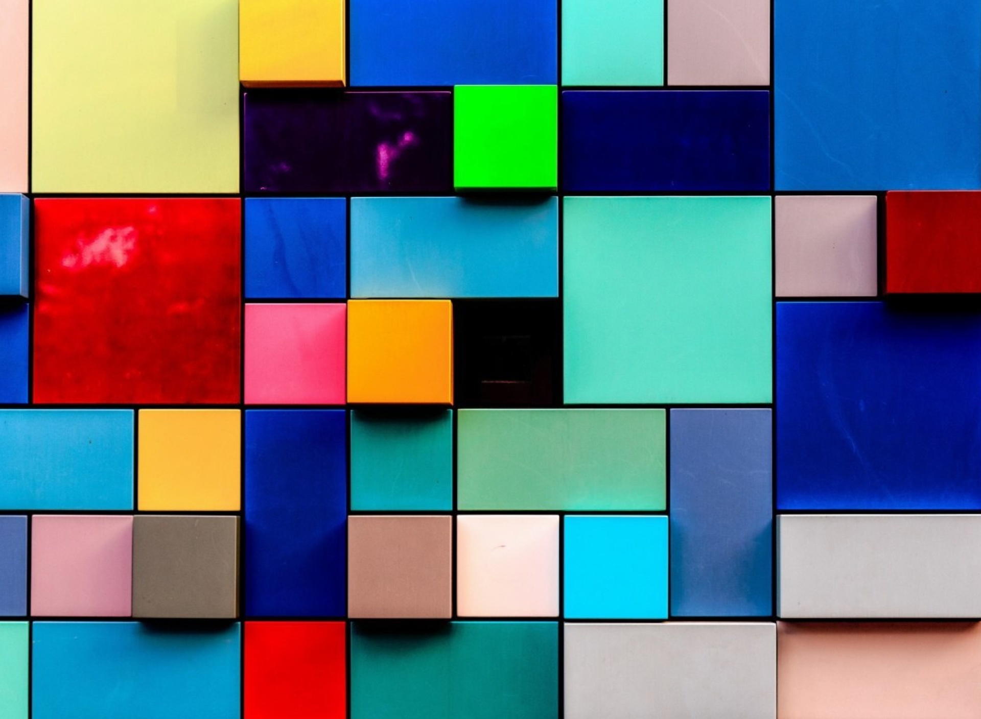 Colored squares wallpaper 1920x1408