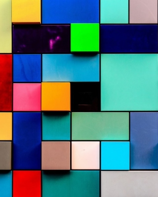 Colored squares - Fondos de pantalla gratis para Nokia Asha 306