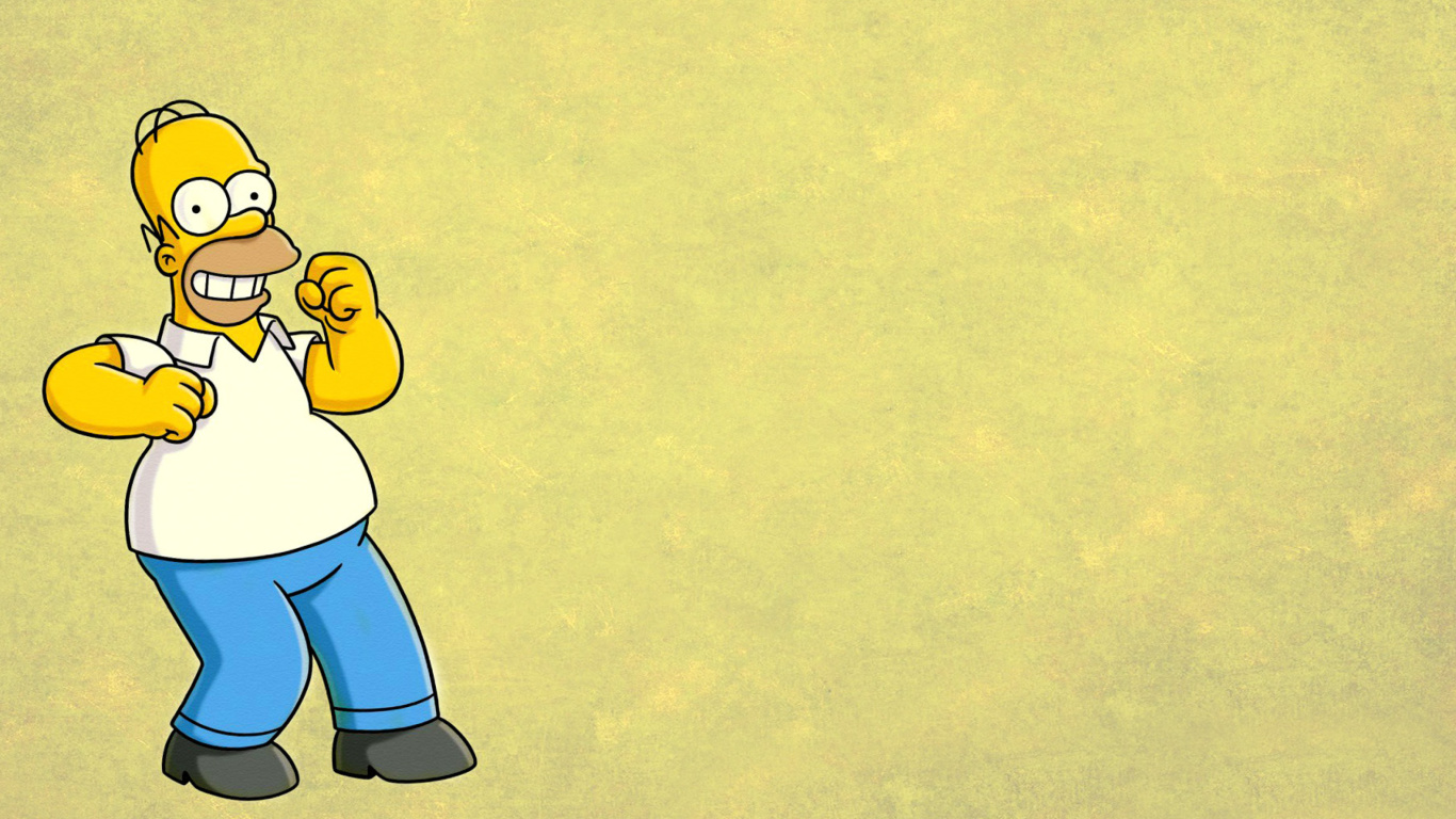 Sfondi Homer Simpson GIF 1366x768