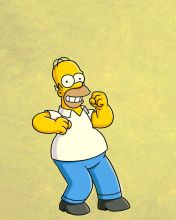 Das Homer Simpson GIF Wallpaper 176x220