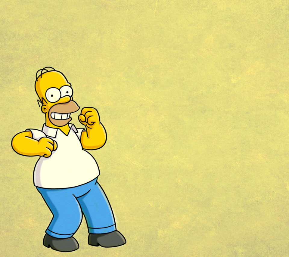Homer Simpson GIF wallpaper 960x854