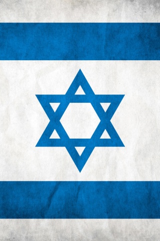 Fondo de pantalla Israel Flag 320x480