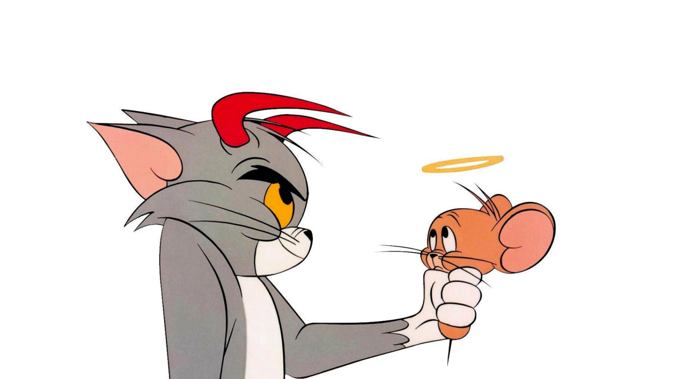 Обои Tom and Jerry 1366x768