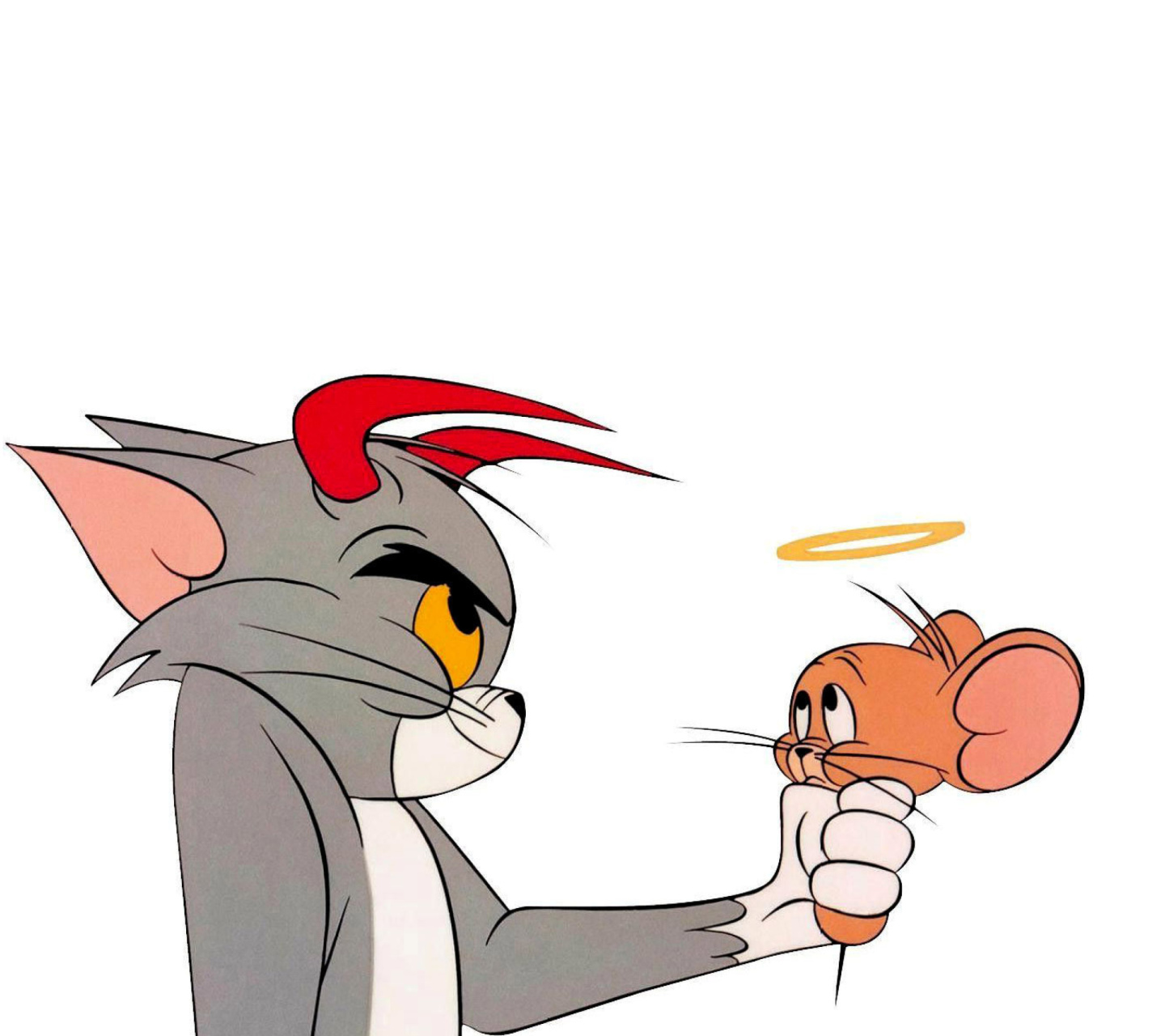 Fondo de pantalla Tom and Jerry 1440x1280