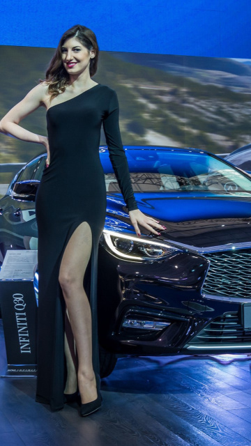 Das Infiniti Q30 Frankfurt Auto Show Wallpaper 360x640