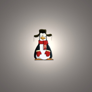 Funny Penguin Illustration papel de parede para celular para iPad Air