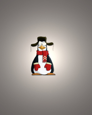 Funny Penguin Illustration - Obrázkek zdarma pro Nokia X2-02