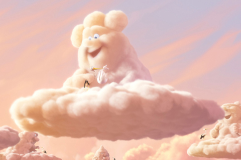 Partly Cloudy wallpaper 480x320