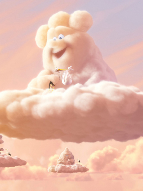 Partly Cloudy wallpaper 480x640