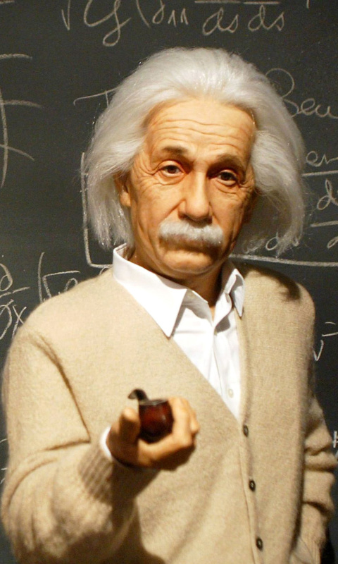 Das Einstein and Formula Wallpaper 480x800