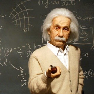 Einstein and Formula - Obrázkek zdarma pro 1024x1024