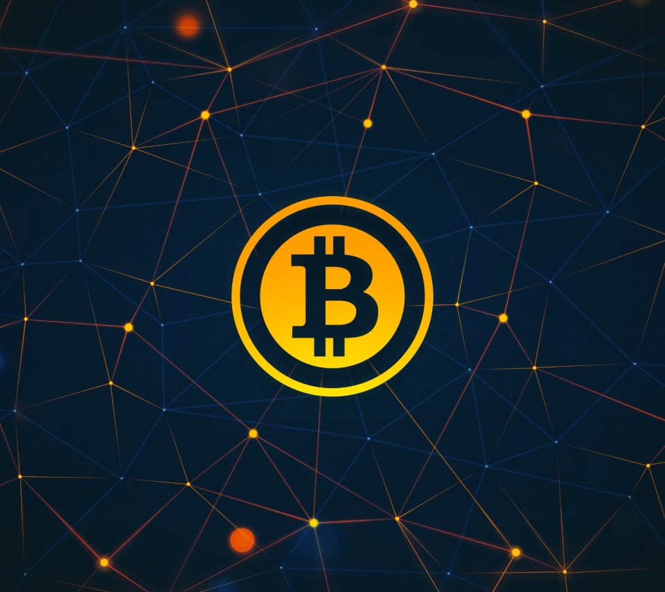 Das Bitcoin Cryptocurrency Wallpaper 960x854