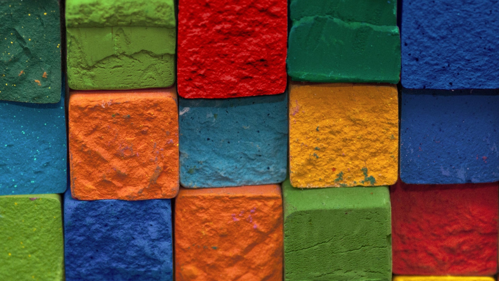 Fondo de pantalla Colorful Bricks 1600x900