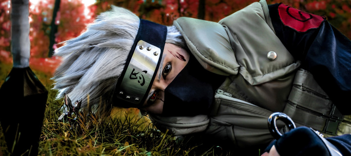 Das Hatake Kakashi Cosplay Costume Wallpaper 720x320