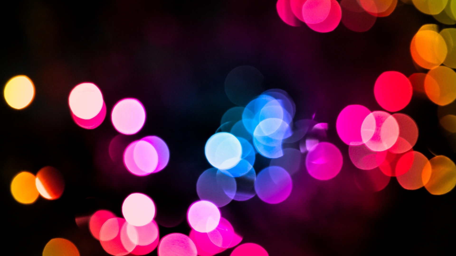 Screenshot №1 pro téma Colored Light Dots 1920x1080