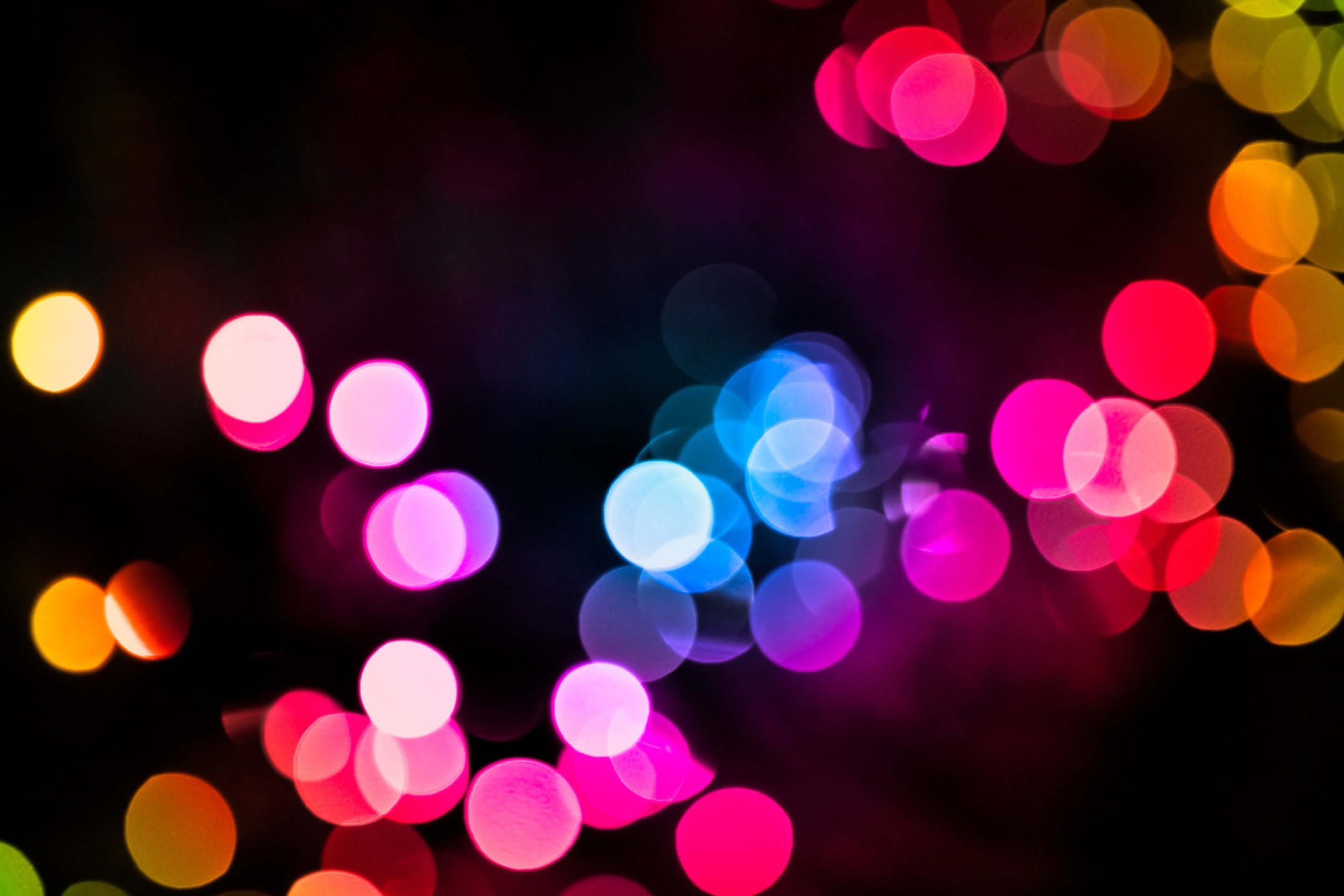 Screenshot №1 pro téma Colored Light Dots 2880x1920