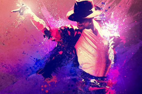 Screenshot №1 pro téma Michael Jackson Art 480x320
