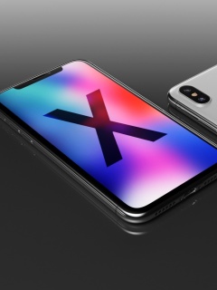 Обои IPhone X Smartphone 240x320