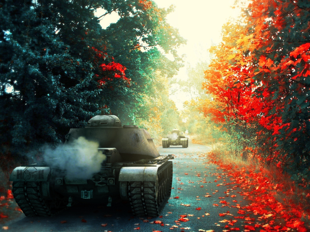 Screenshot №1 pro téma T 54 World of Tanks 1024x768