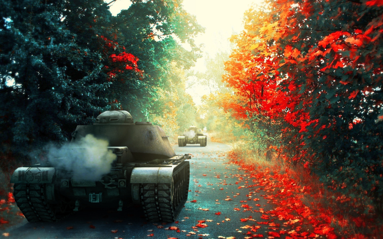 Обои T 54 World of Tanks 1280x800