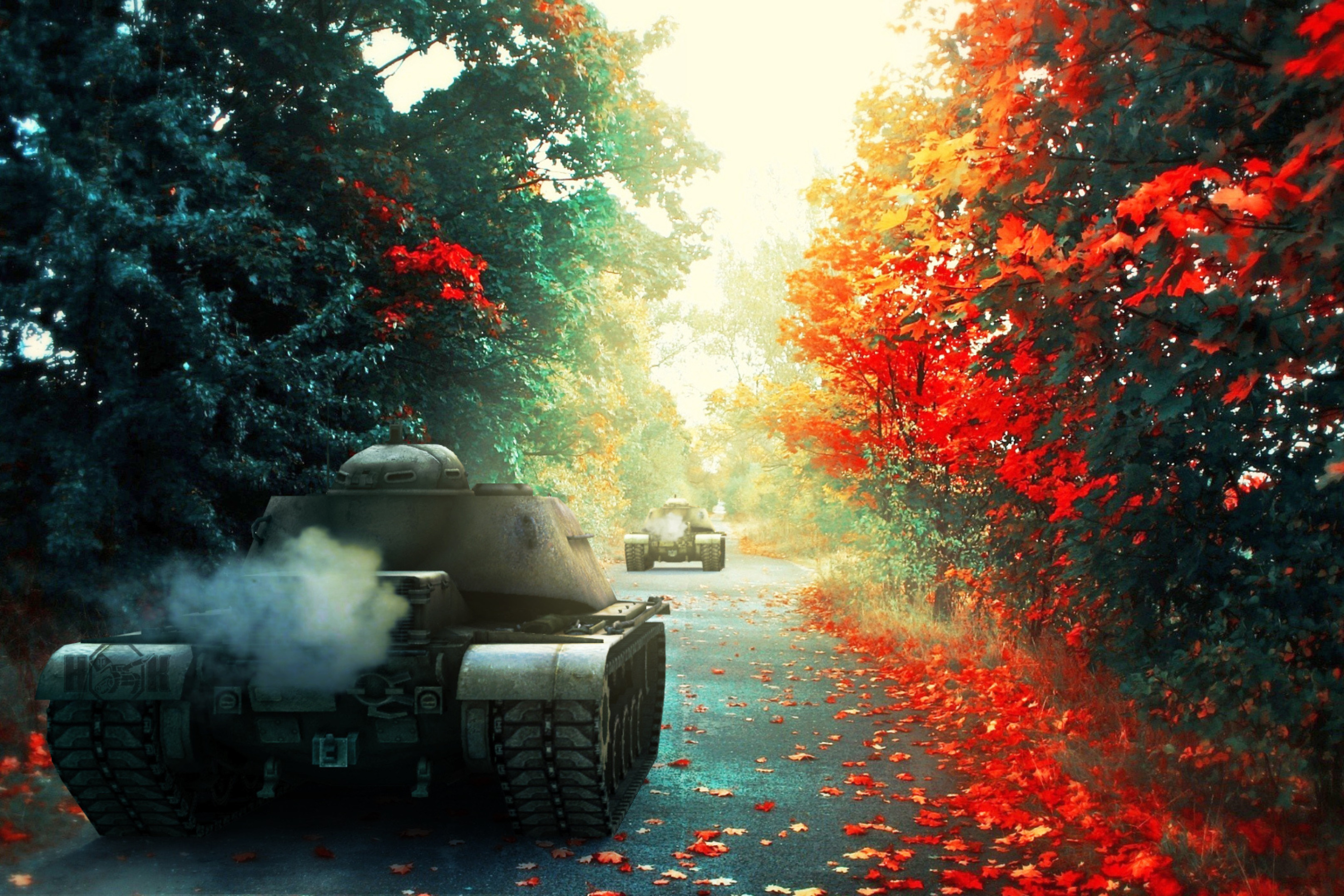 Screenshot №1 pro téma T 54 World of Tanks 2880x1920