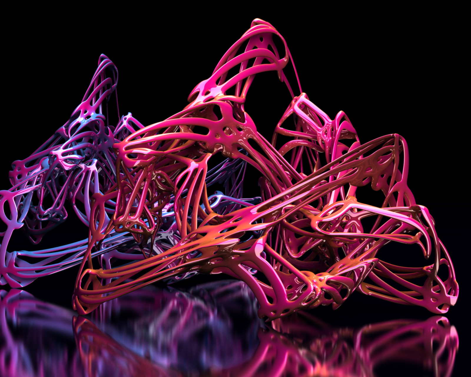 Screenshot №1 pro téma Pink Abstract 1600x1280
