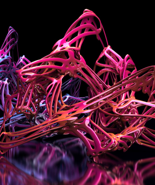 Pink Abstract - Obrázkek zdarma pro Nokia Asha 305