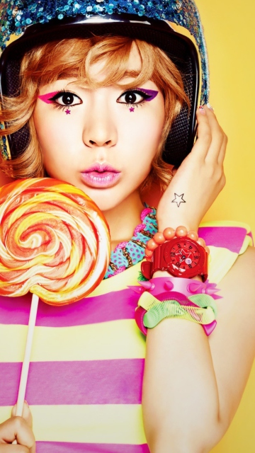 Fondo de pantalla Girls Generation South Korean K-Pop Band 360x640