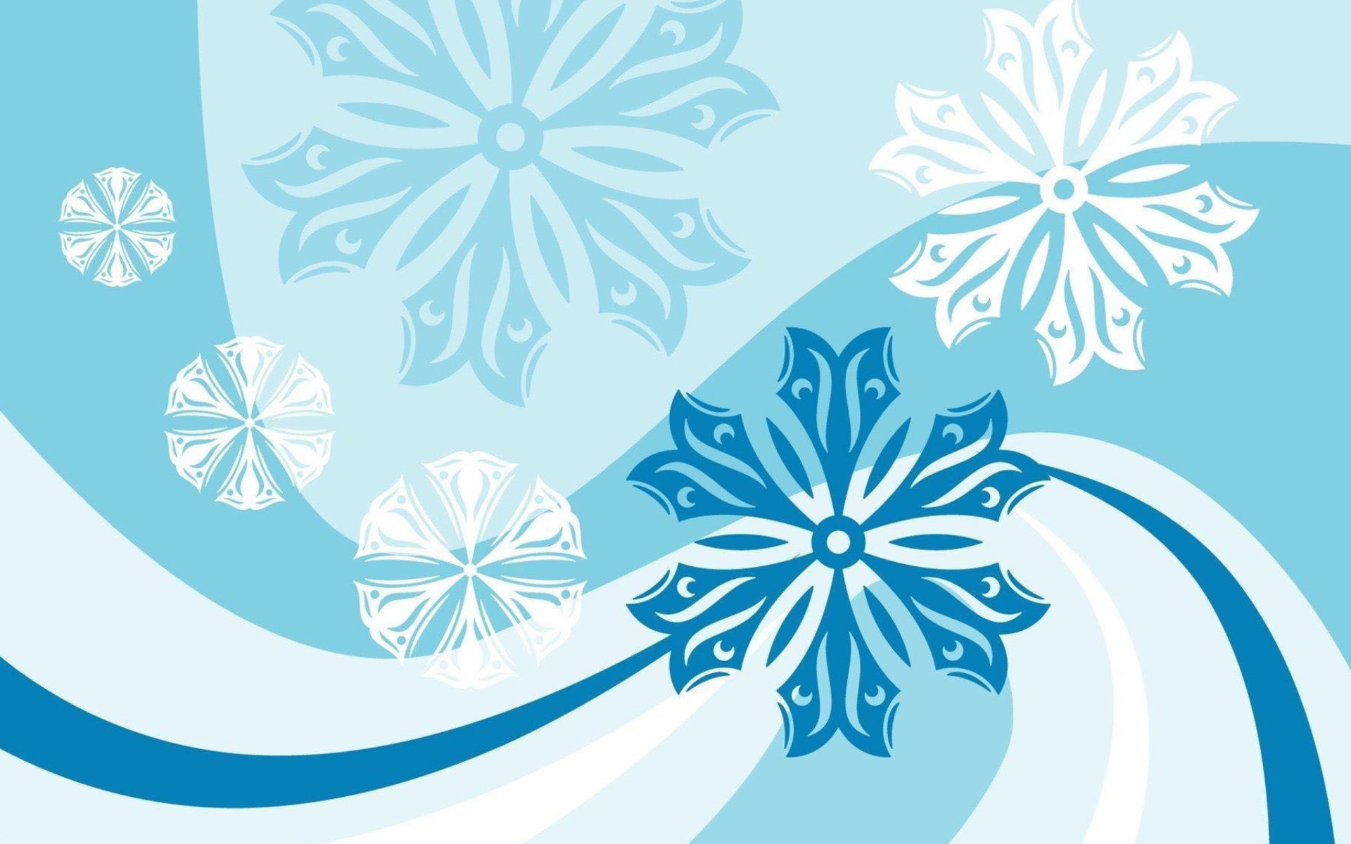 Screenshot №1 pro téma Snowflakes Patterns 1920x1200