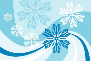 Kostenloses Snowflakes Patterns Wallpaper für Android, iPhone und iPad
