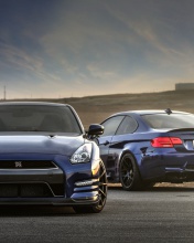 Screenshot №1 pro téma Nissan GTR and BMW M3 E92 176x220