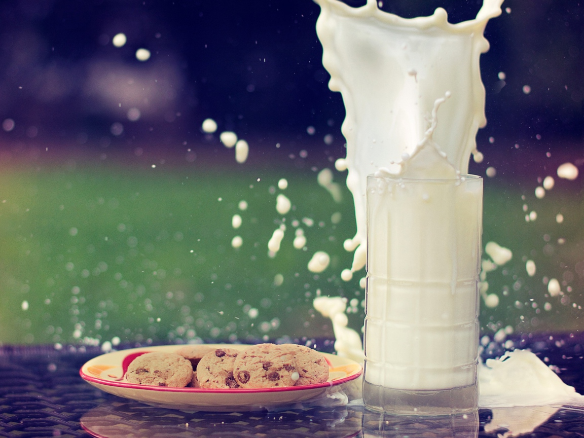 Das Glass Of Milk Wallpaper 1152x864