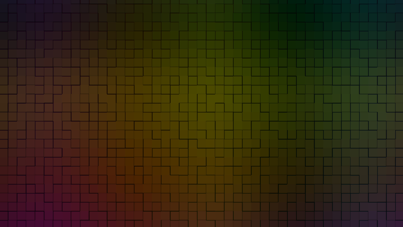 Rainbow Tiles wallpaper 1366x768