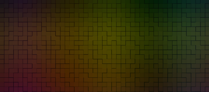 Fondo de pantalla Rainbow Tiles 720x320