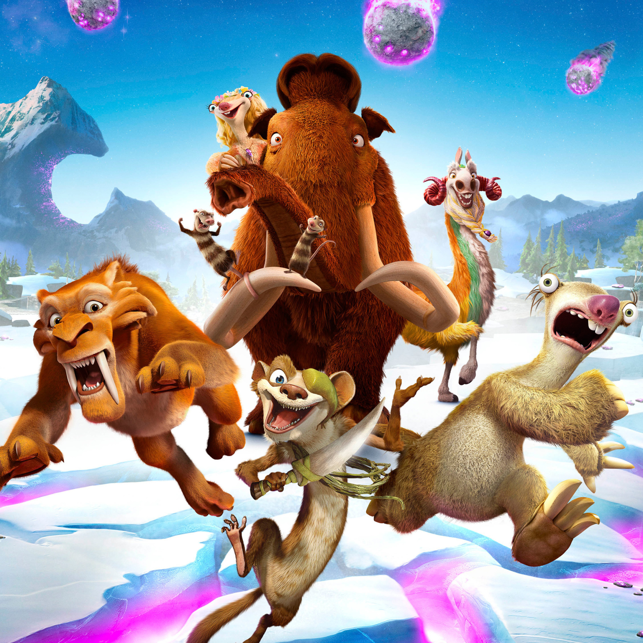 Screenshot №1 pro téma Ice Age Collision Course 2048x2048