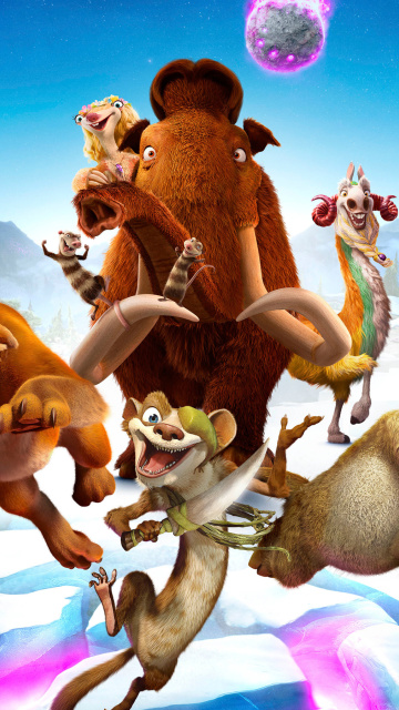 Fondo de pantalla Ice Age Collision Course 360x640